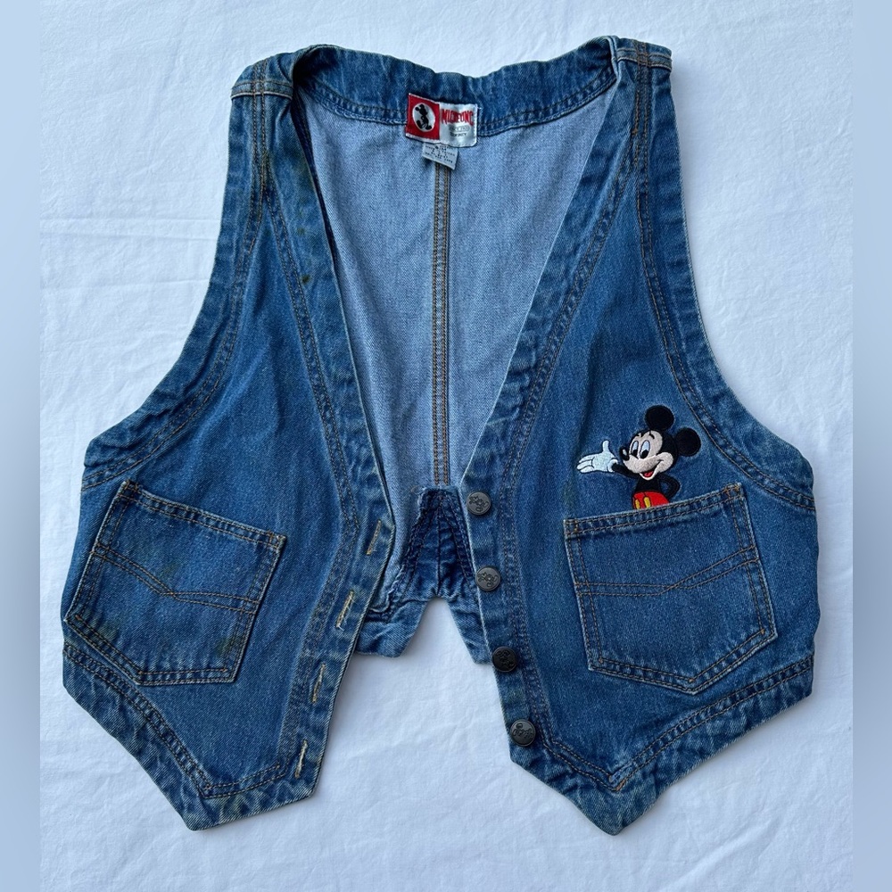 Vintage Mickey Denim Vest